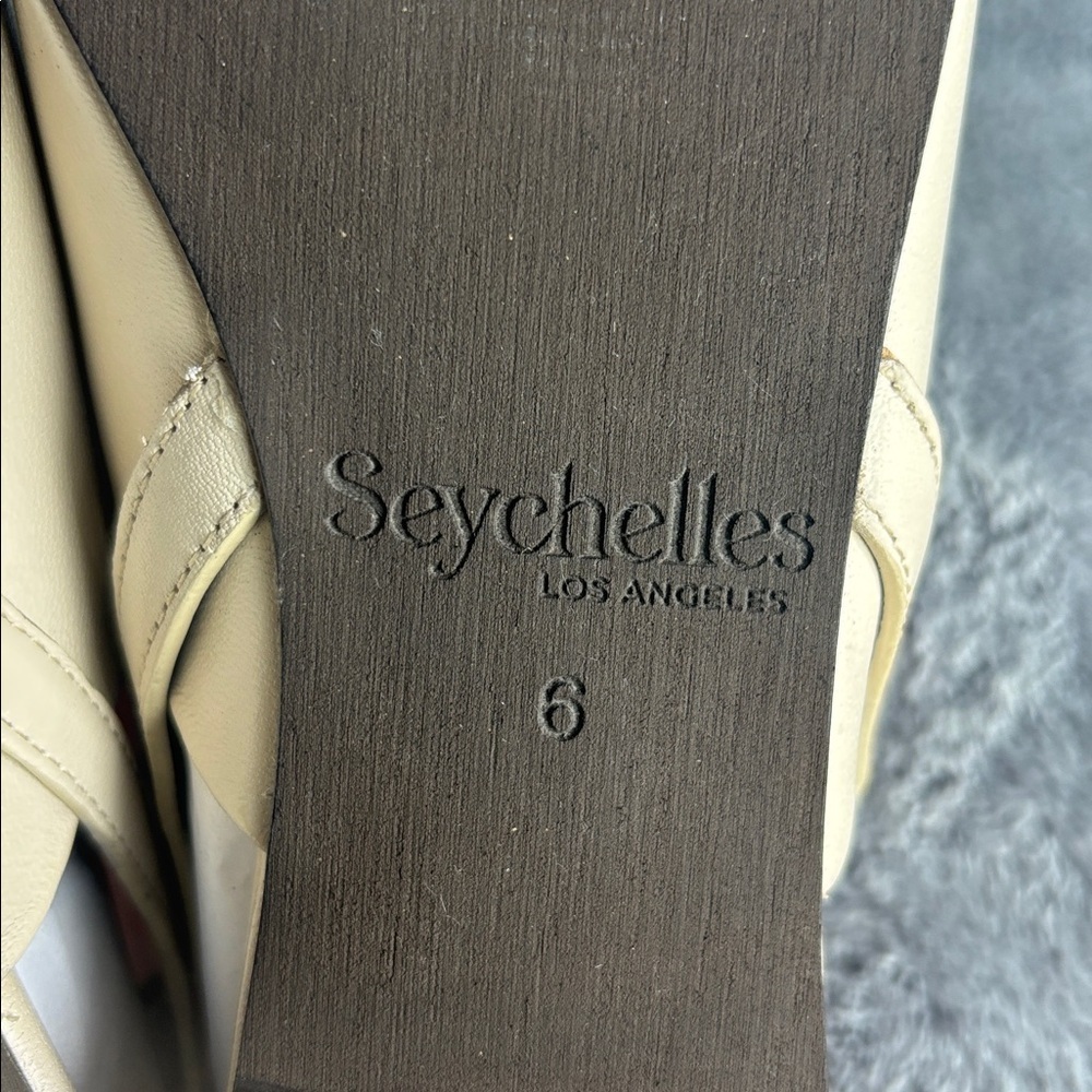 Seychelles Good Girl Slingback Flat in Ivory Size 6M NIB - Picture 7 of 7